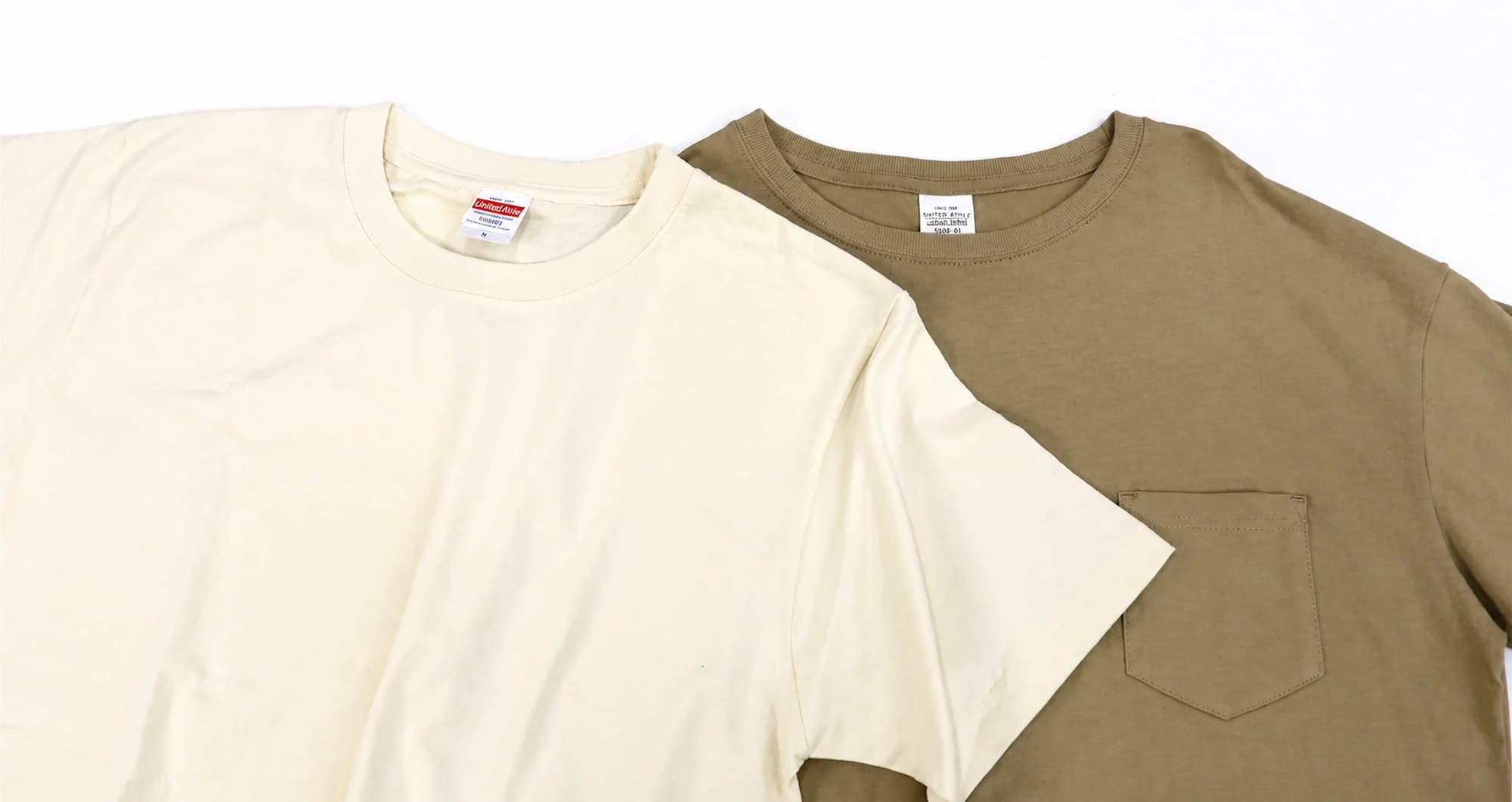 色褪せない定番、ベージュのTシャツ