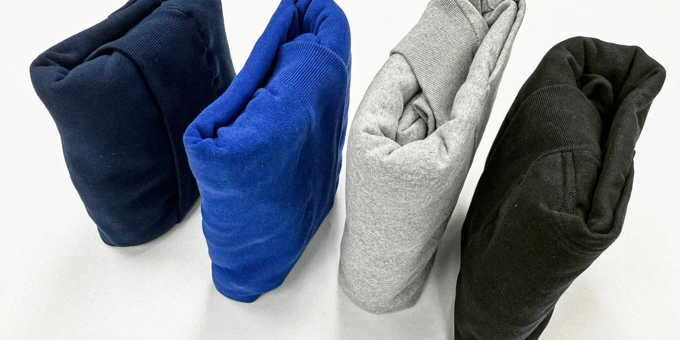 冬の必需品、パーカーの上手なたたみ方