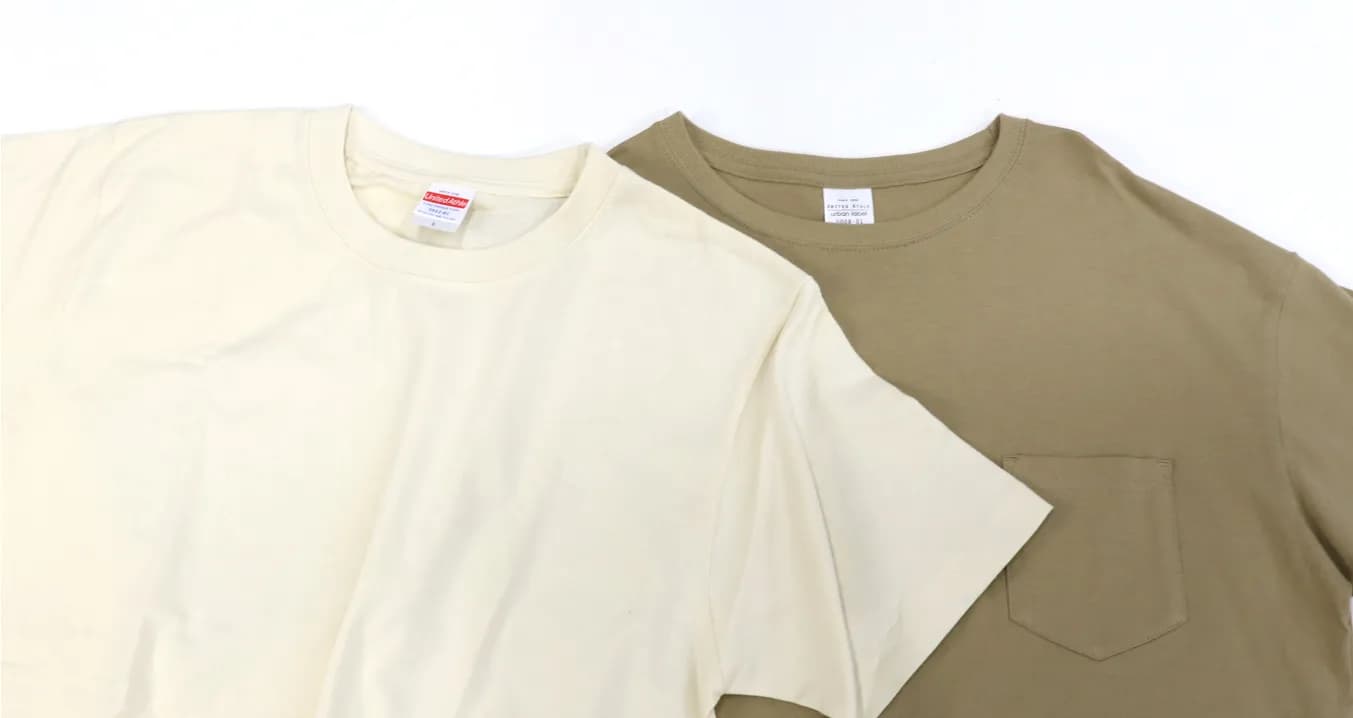 色褪せない定番、ベージュのTシャツ