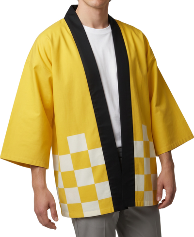 市松カラー袢天