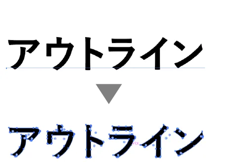 アウトライン化！