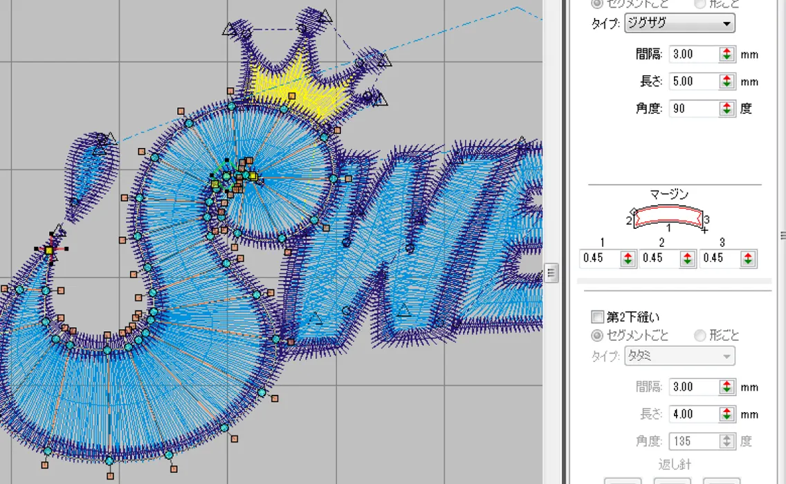 ミシン刺繍データ