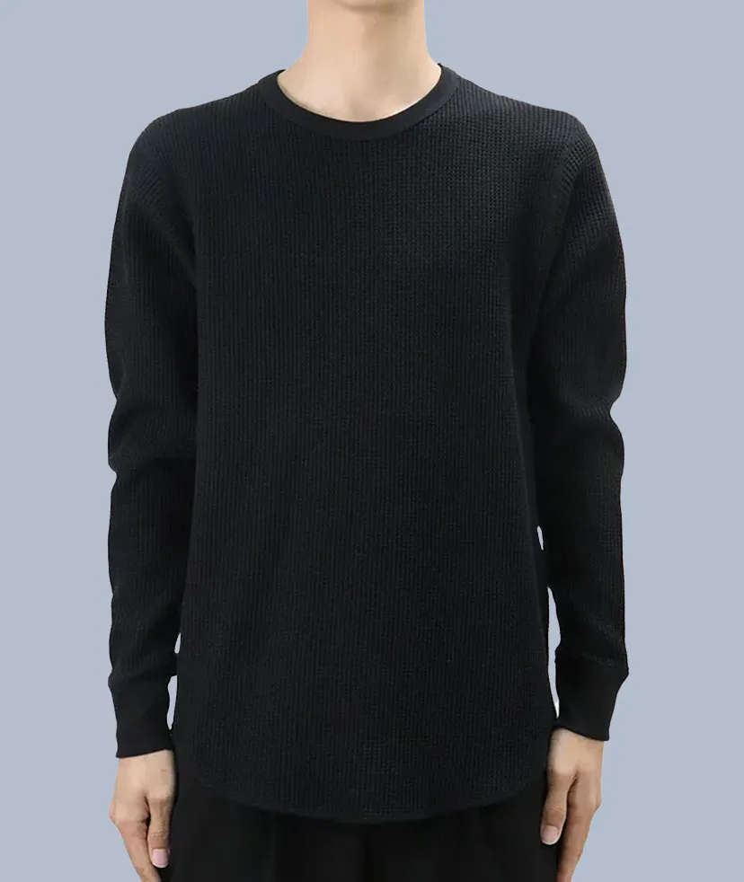 10.3オンス ヘヴィーウェイト ワッフル ロングスリーブ Tシャツ